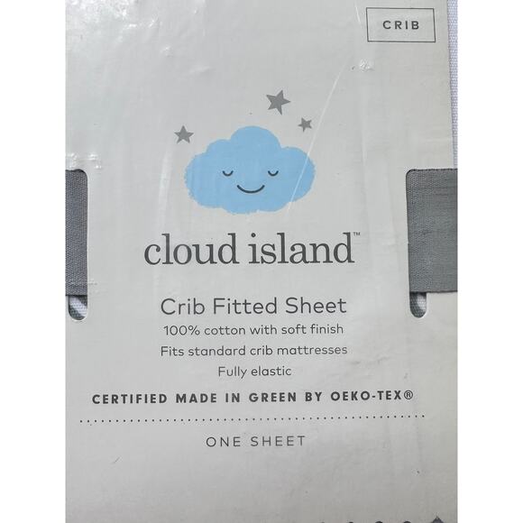 2-Pack Cloud Island Crib Fitted Sheets Green Gingham – 100% Cotton NWT - Picture 2 of 3